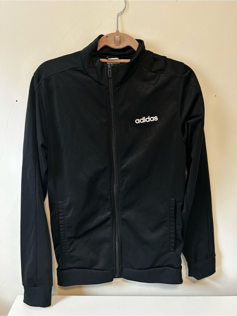 adidas Black Full-Zip Performance Jacket with Logo